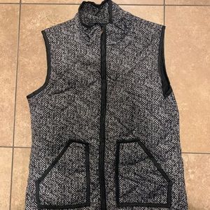 Quilted Herringbone Vest